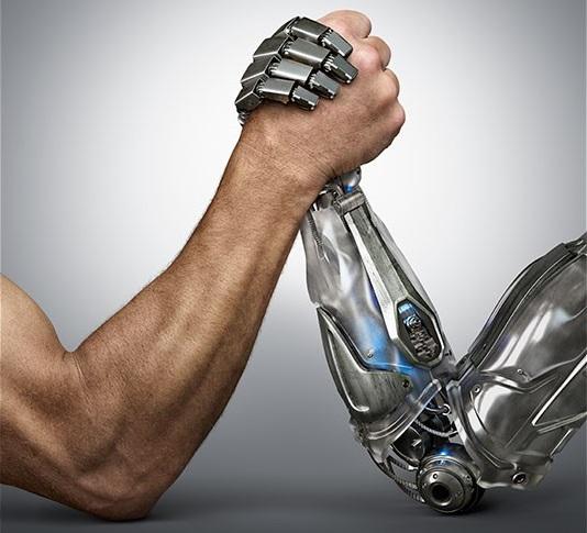 AI vs Human Hand Wresting