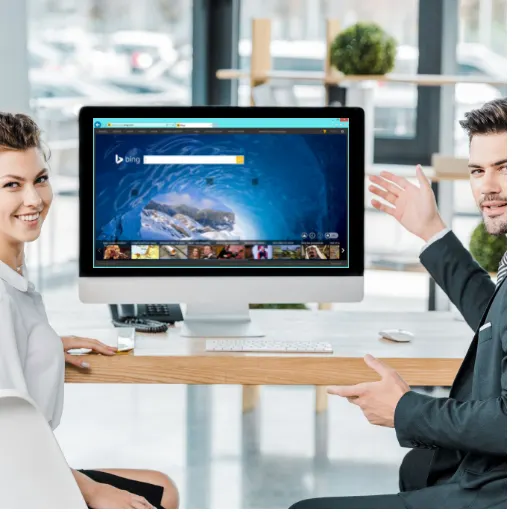 A computer screen with a news article and a world event